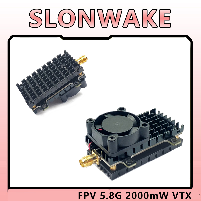 SLONWAKE 5.8GHz 48CH 2000mW Al - Fpv Drone Vtx avaliação e preço